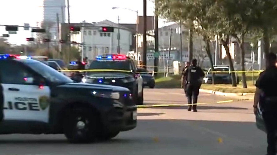 Houston manhunt begins after three police officers shot