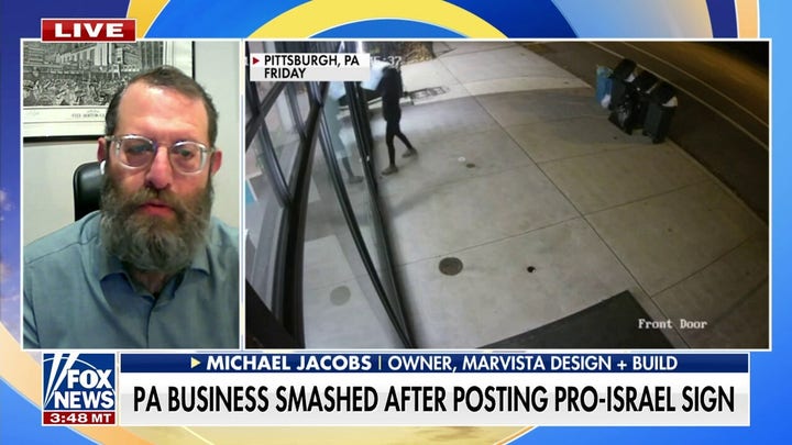Pennsylvania business targeted after displaying pro-Israel sign: 'Deeply concerning'