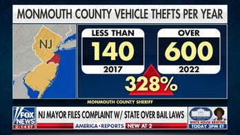 New Jersey mayor sues his own state over bail reform, blames failing policy for massive spike in car thefts