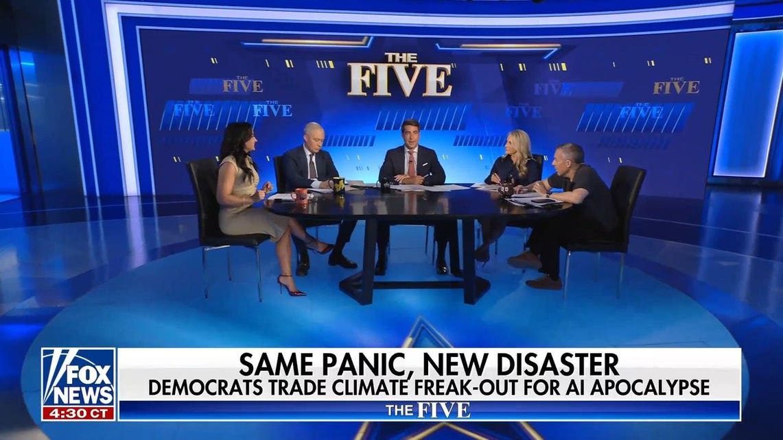 'The Five': Dems ditching climate doom for AI doom in midterms