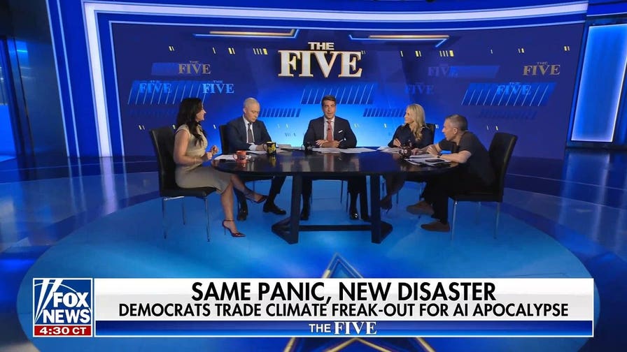 'The Five': Dems ditching climate doom for AI doom in midterms
