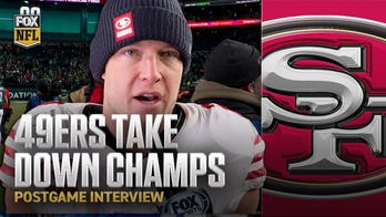 'Our team fights' ? Christian McCaffrey after 49ers beat defending champions Eagles | NFL on FOX