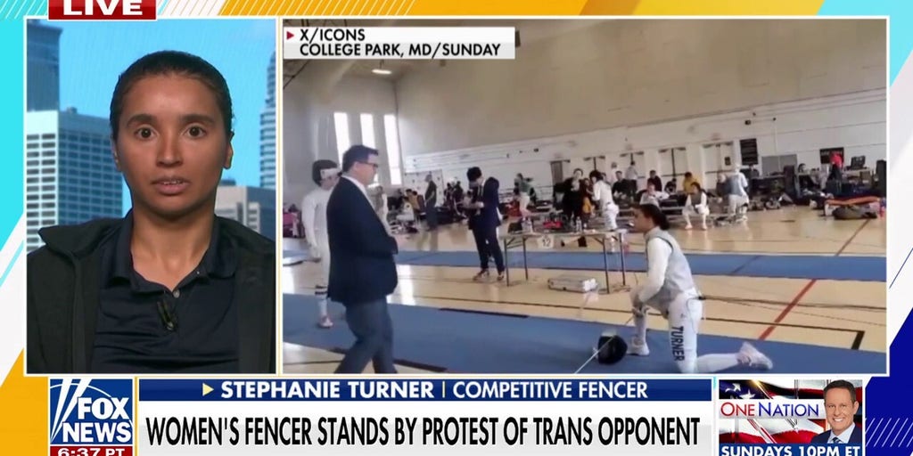 Female fencer defends protest against transgender opponent