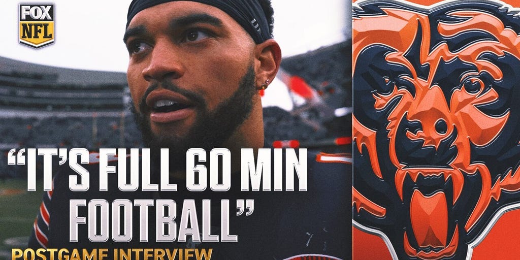 Bears' Caleb Williams on EPIC comeback win against Giants: 'We want to be a playoff team'
