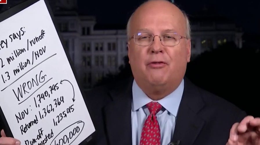 Karl Rove 'mystified' by Stacey Abrams' Georgia mail-in ballot count