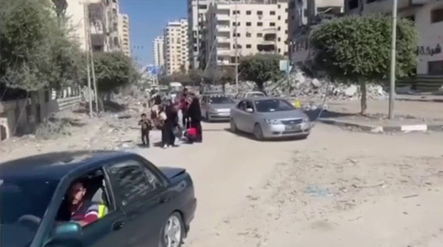 Israel-Hamas war: The exodus is underway inside the Gaza Strip