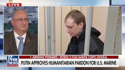 Putin approves humanitarian pardon for US Marine