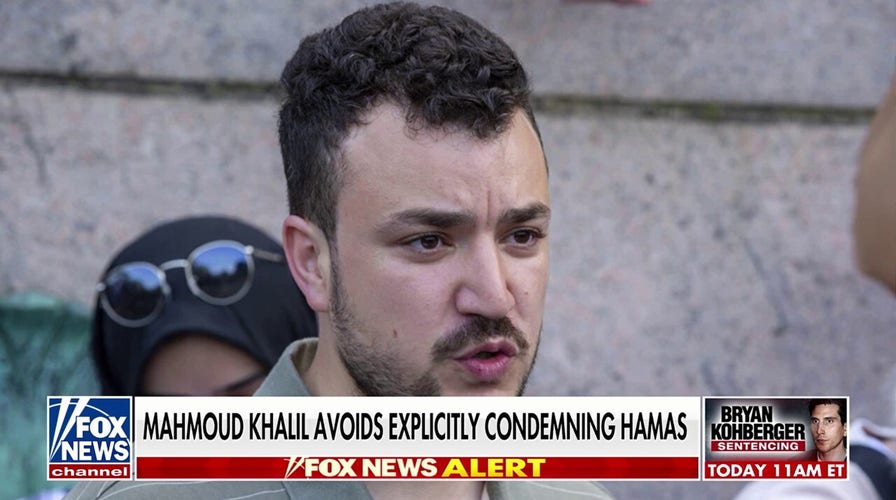 Mahmoud Khalil refuses to outright condemn Hamas