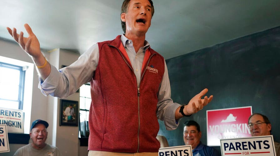 Glenn Youngkin holds a Virginia Beach Breakfast at Anchor Allie's in Virginia Beach, VA