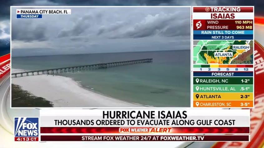 Pensacola, Florida bracing for Hurricane Isaias' impact