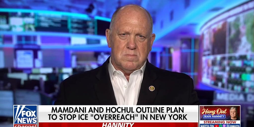 Homan fires back at Mamdani, Hochul's plan to fight ICE 'overreach': 'I'm sick of the lying'