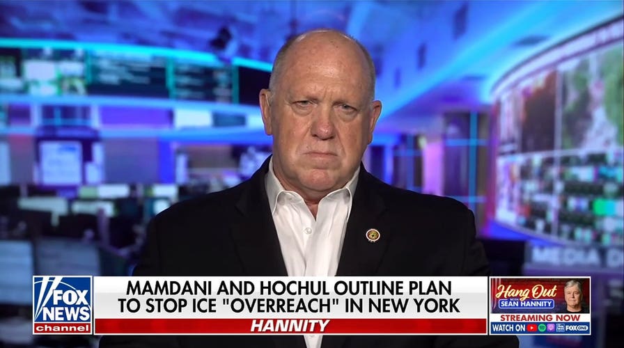 Homan fires back at Mamdani, Hochul's plan to fight ICE 'overreach': 'I'm sick of the lying'
