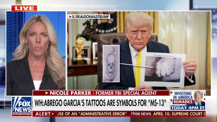 Former FBI special agent breaks down Abrego Garcia's alleged tattoos, possible MS-13 link