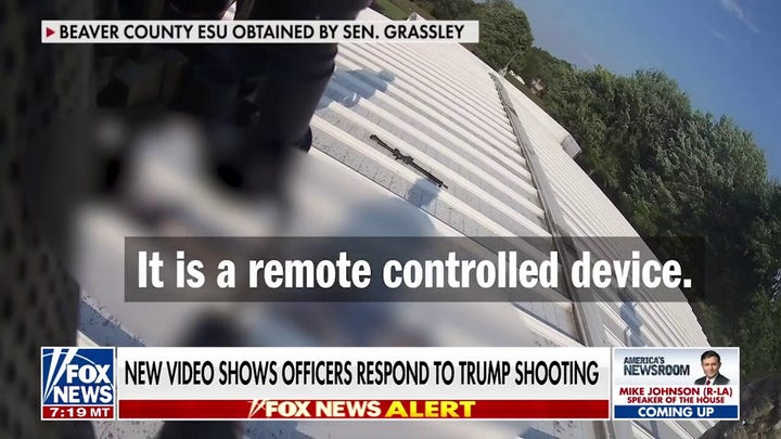 New bodycam footage reveals moments officers reached roof after Trump shooting