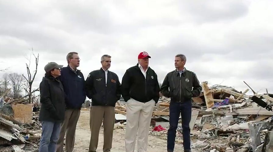 Tennessee Gov. Bill Lee says President Trump's visit means an awful lot to communities devastated by tornadoes