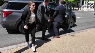 WATCH: Scandal-Plagued Platner dodges questions before DC meeting with Dems