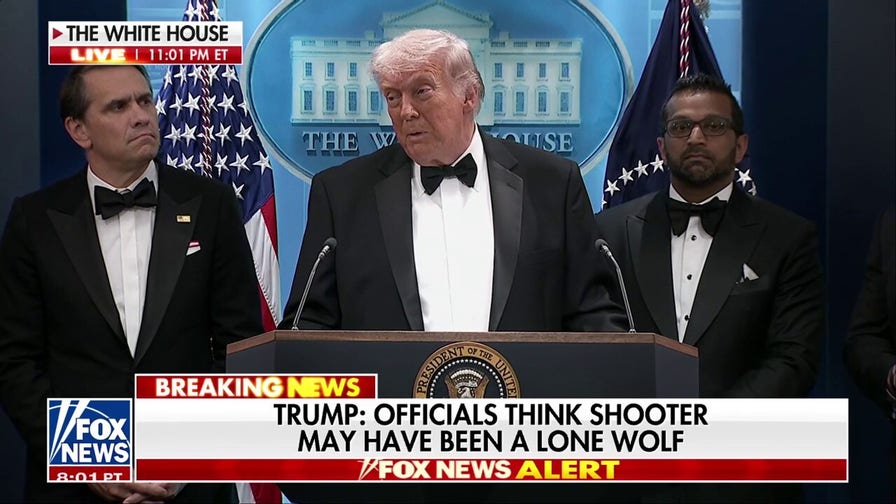 Trump urges nation to 'resolve our differences' after shooting at WH Correspondents' Dinner