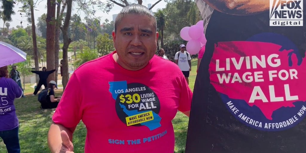 May Day protesters advocate for $30 minimum wage in LA
