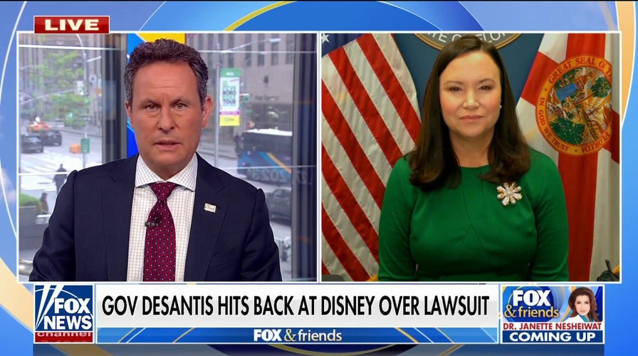 Ashley Moody questions whether Disney is trying to shut Ron DeSantis up