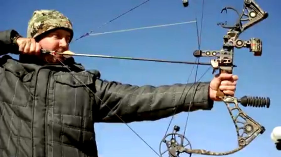Join Nascar's Kurt Busch for a Texas bow hunt