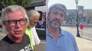 Pro-Palestinian protesters spar with Harris supporter outside Pennsylvania rally - Fox News