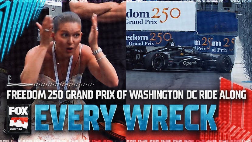 Freedom 250 Grand Prix: EVERY WRECK from the Race 💥 INDYCAR on FOX