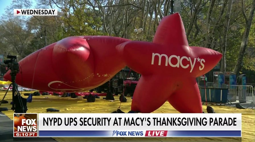 NYPD increases security at Macy's Thanksgiving parade