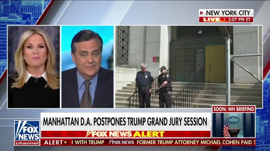 Turley: Any pushback gives credence to belief Bragg's case against Trump is extraordinarily weak