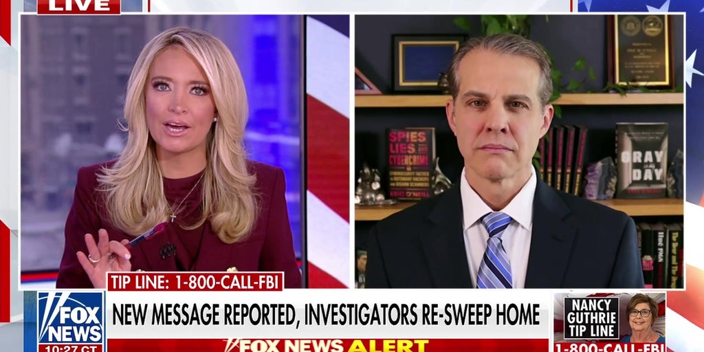 Eric O'Neill says FBI actively inspecting new message in Nancy Guthrie disappearance case