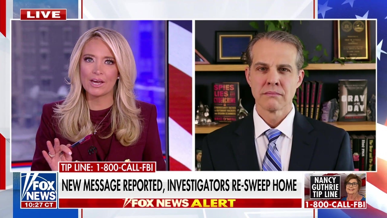 Eric O'Neill says FBI actively inspecting new message in Nancy Guthrie  disappearance case