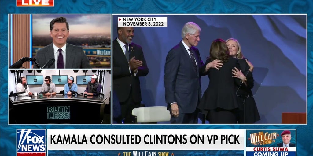 Kamala Harris slammed for turning to Clinton's for advice