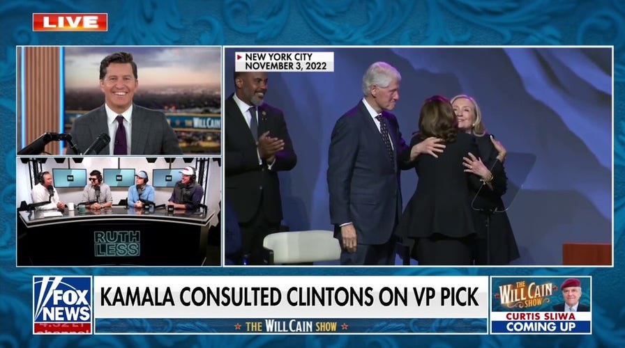 Kamala Harris slammed for turning to Clinton's for advice