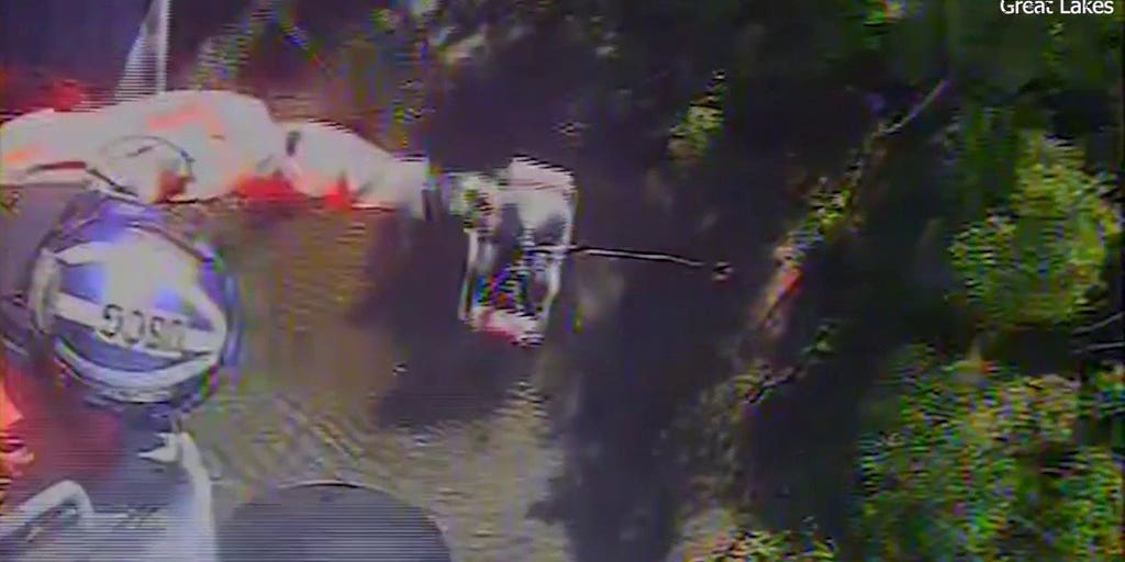 Dramatic video shows helicopter rescuing missing hiker from remote island | Fox News Video