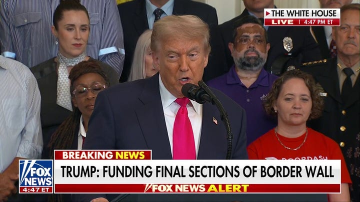 Trump details how 'big, beautiful bill' funds ICE, border wall