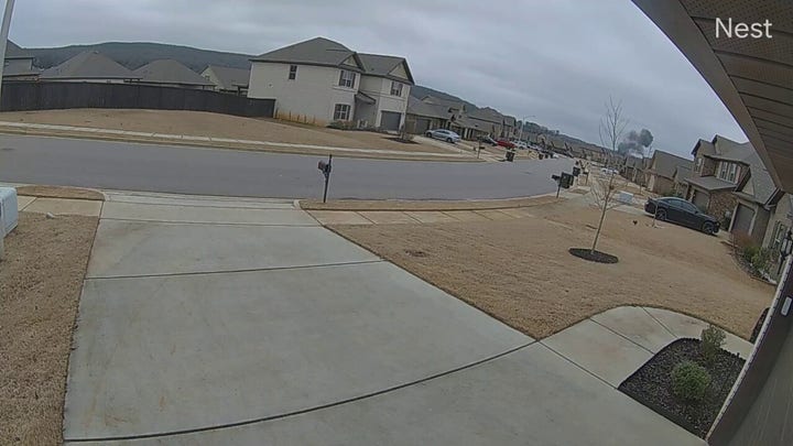 Home security cam captures Tennessee National Guard Black Hawk crash