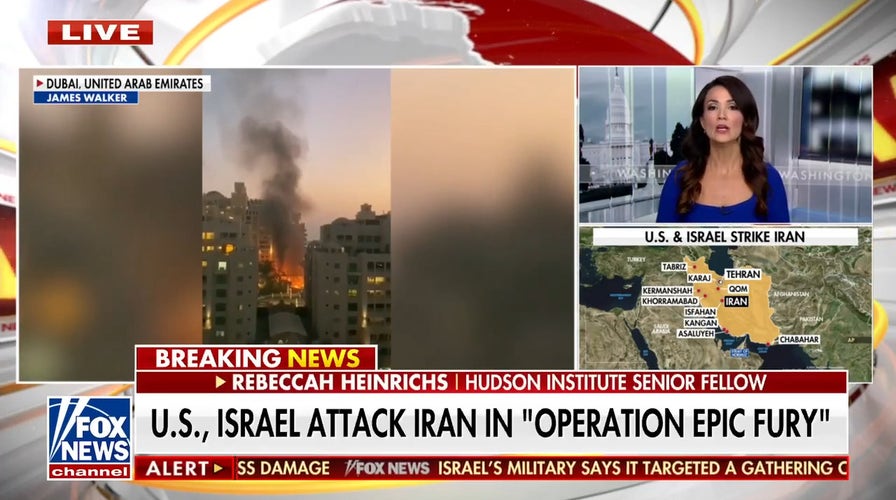 First question    of attacks meant to 'blind and confuse' Iranian leaders, Rebeccah Heinrichs says