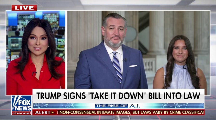 Trump signs 'Take It Down' bill providing protections to victims of deep fakes, revenge porn