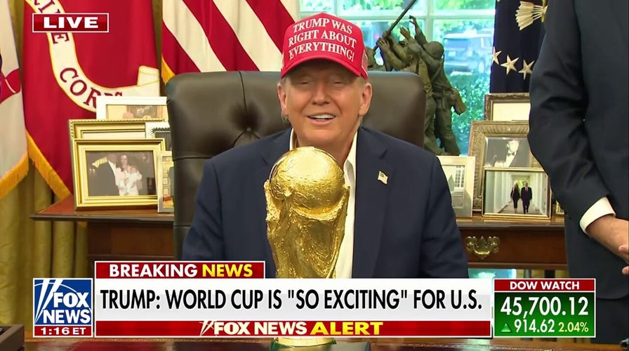 President Trump announces 2026 FIFA World Cup draw will take place at Kennedy Center