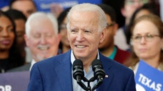 'Let Dairy Die' protesters storm stage during Biden victory speech on Super Tuesday