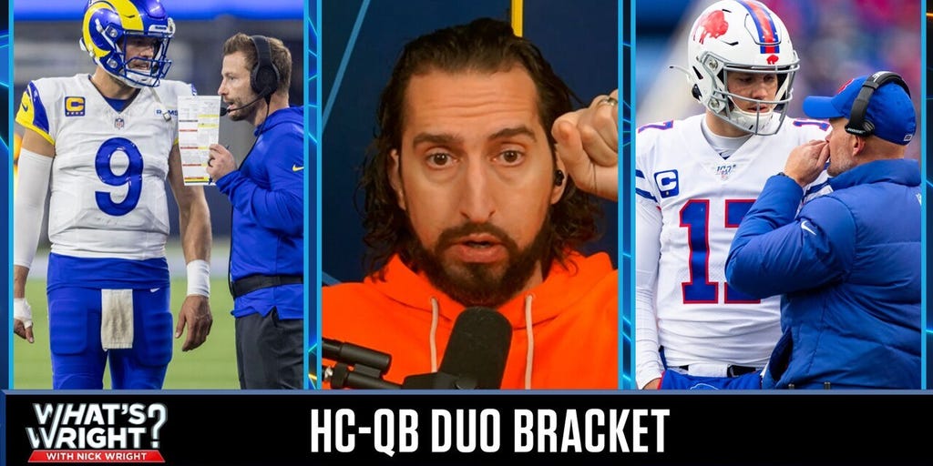Stafford-McVay, Allen-McDermott highlight Nick's HC-QB duo bracket | What's Wright?