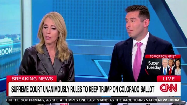 Dana Bash laments 'unfortunately for America,' Supreme Court are correct to keep Trump on ballot