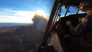 Cockpit video captures California Air National Guard fighting Hughes Fire - Fox News