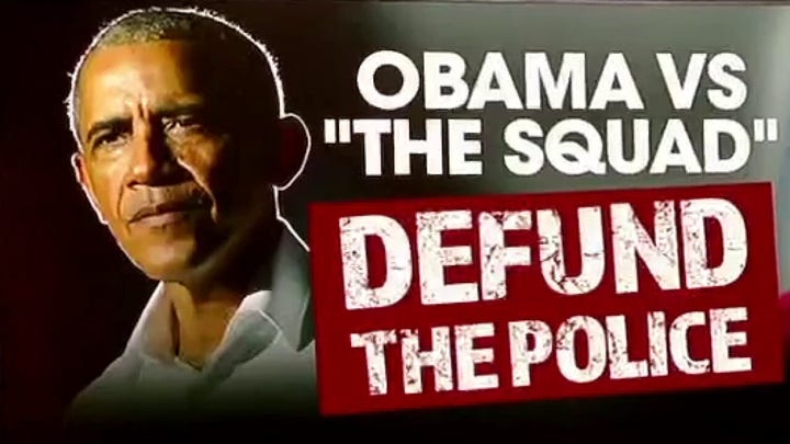 Obama comments show Democrats split over 'defund the police' movement