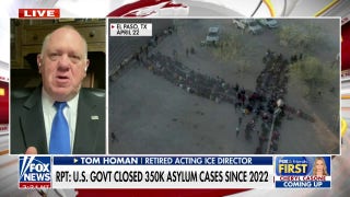 'They find a way to do more damage': Tom Homan slams Biden admin over 350K asylum application dismissals - Fox News