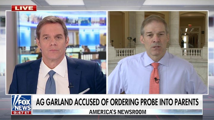 Rep. Jordan rips DOJ for reportedly targeting concerned parents with 'threat tag': 'Designed' to 'chill free speech'