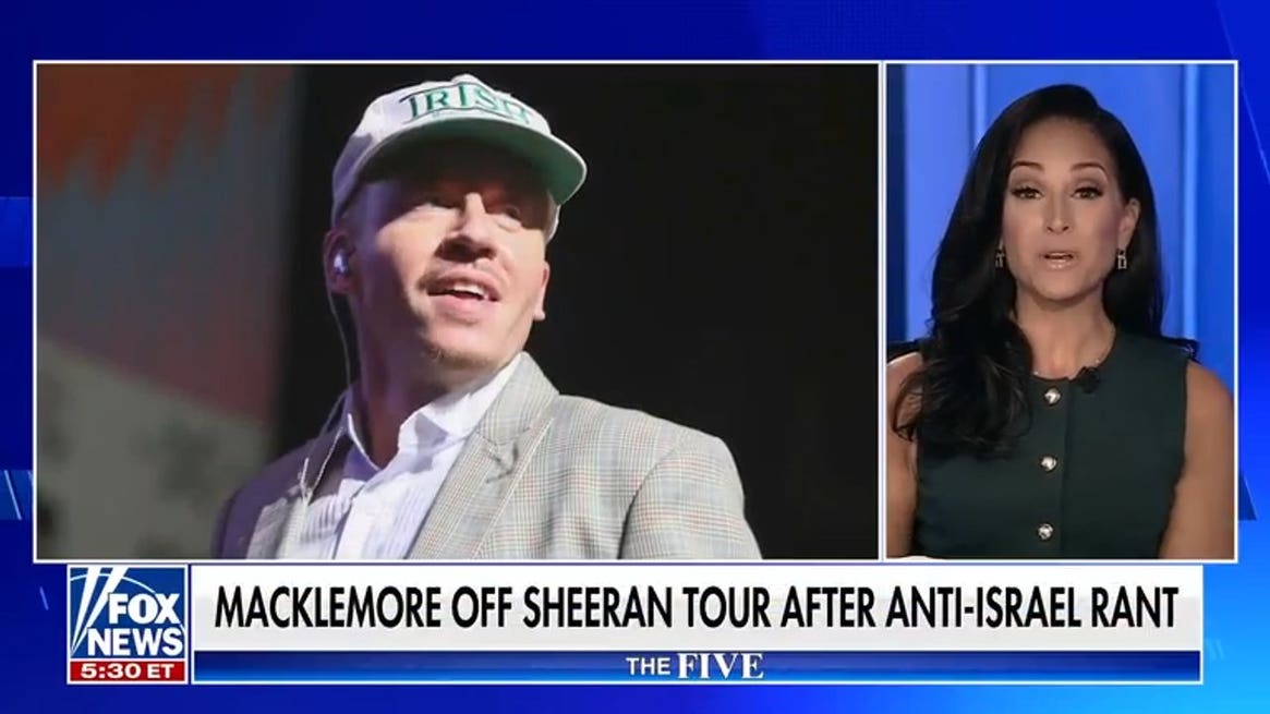 Macklemore dropped from Ed Sheeran tour after anti-Israel stance