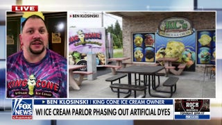 King Cone Ice Cream owner reveals why the company decided to phase out artificial dyes