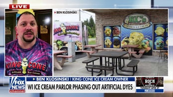 King Cone Ice Cream owner reveals why the company decided to phase out artificial dyes