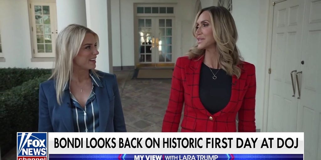 AG Pam Bondi looks back on her historic 1st day at DOJ