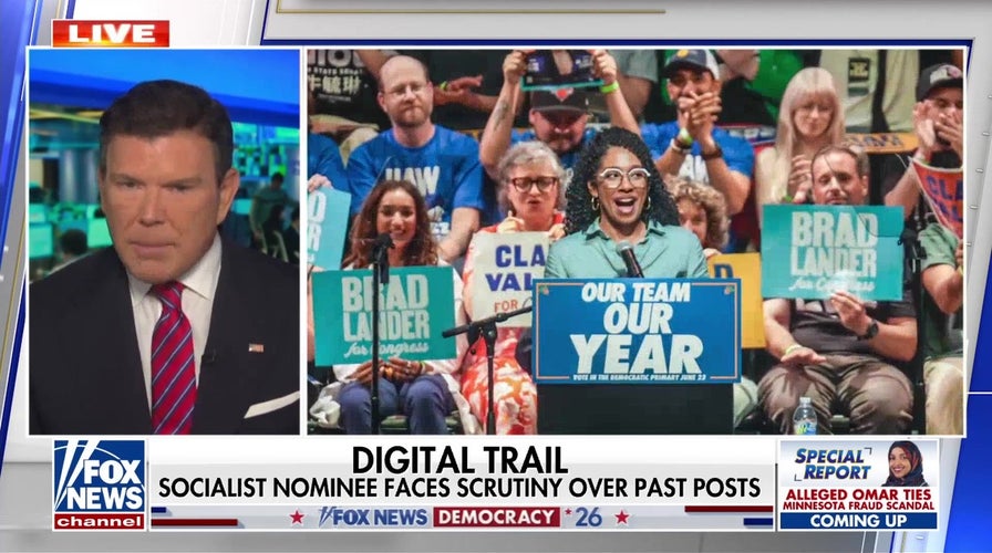 Democratic socialist nominee faces criticism over past posts